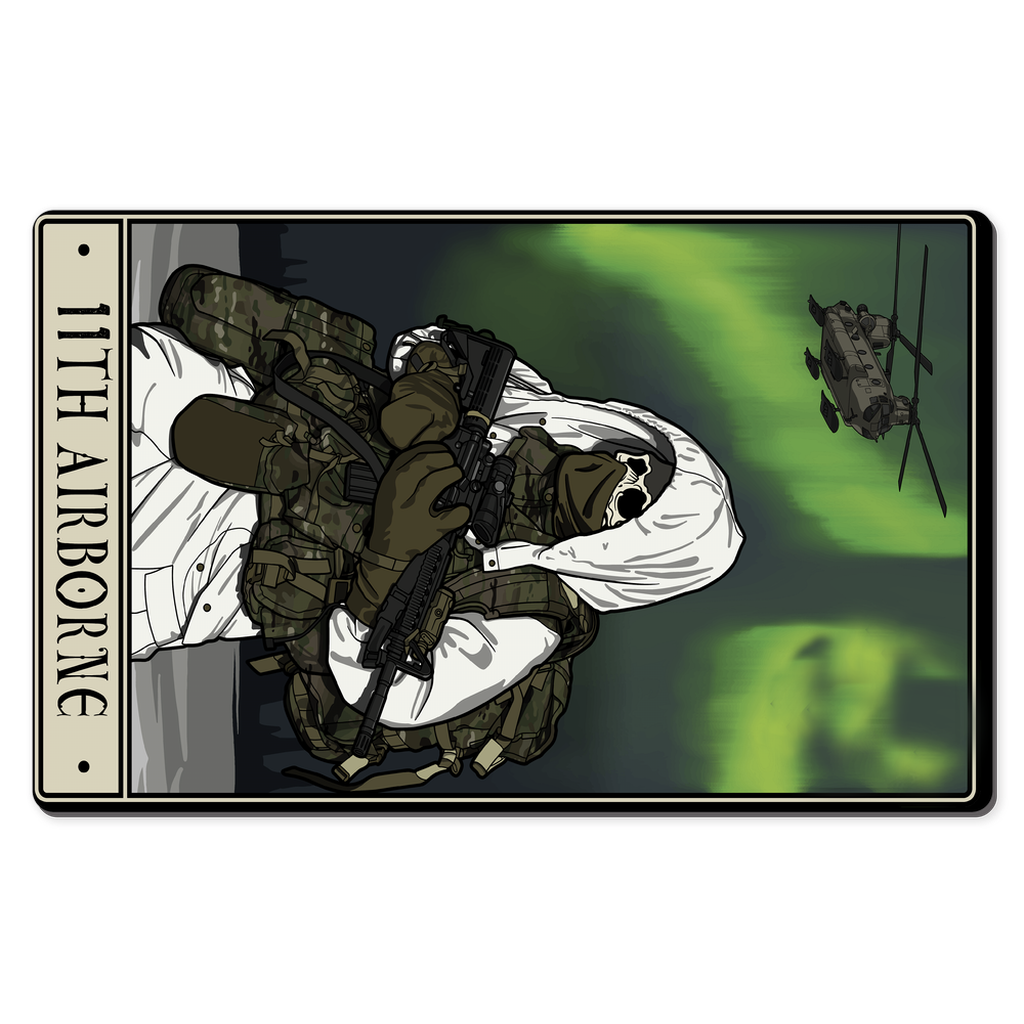 11th Airborne Desk Mat